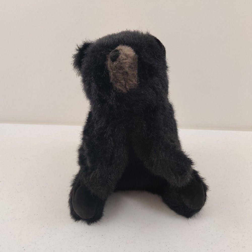 Vintage Folkmanis Furry Folk Baby Black Bear Hand Puppet  Cub Plush - Picture 2 of 10